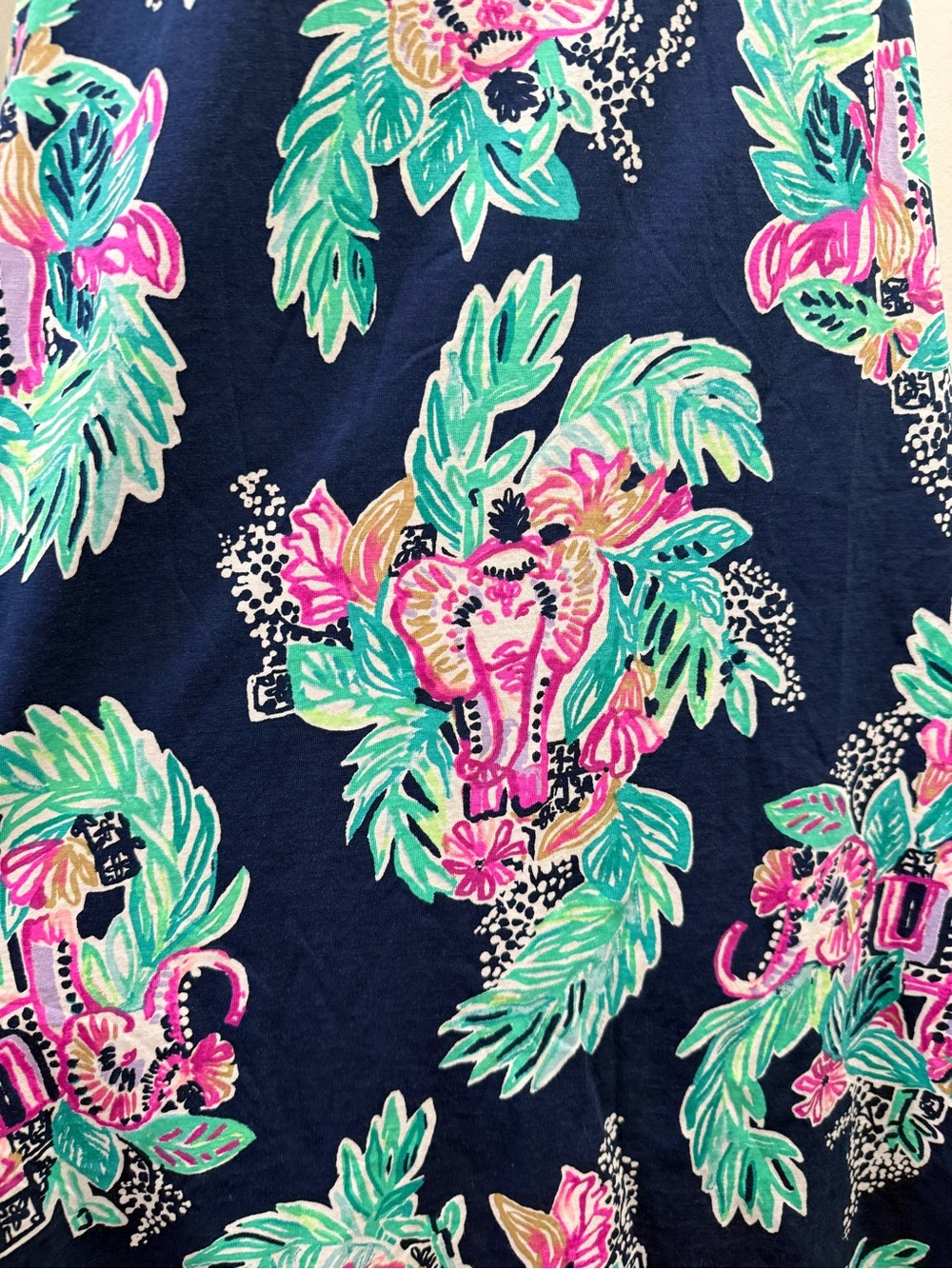 Lilly Pulitzer Raylee Pima Cotton Inky Wave Peanut Gallery Dress Size M πππ - Picture 5 of 12